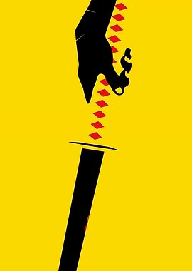Kill Bill Sword Minimalist Art