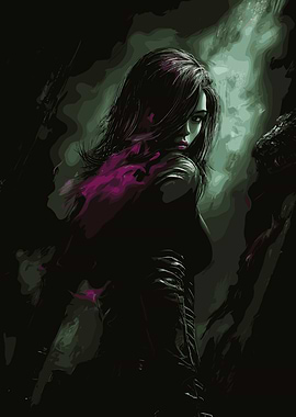 Dark Fantasy Woman Portrait