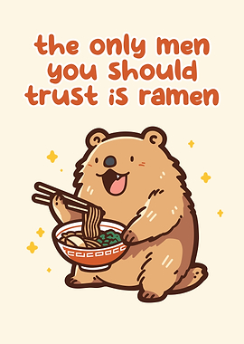 Ramen Trust Cartoon Bear