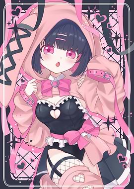 Anime Girl in Bunny Outfit