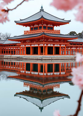 Byodo-in Temple Reflection
