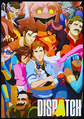 Dispatch: Group of Characters and Dog