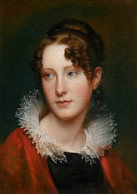 Rembrandt Peale – Portrait of Rosalba Peale (1820) | Elegant Classical Portrait Art