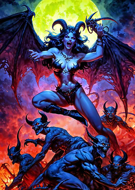 Born of Night Demon Lilith