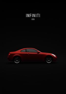 Infiniti G35 Red Car
