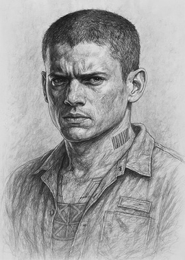 Michael Scofield Prison Break Portrait