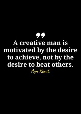 Ayn Rand quote on creativity