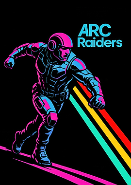 Arc Raiders Neon Illustration