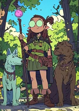 Forest Witch and Animal Companions