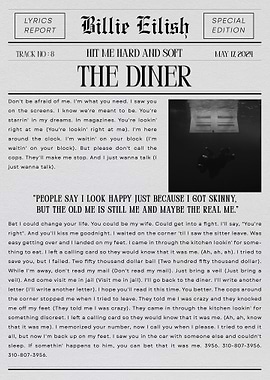 Billie Eilish - The Diner Lyrics