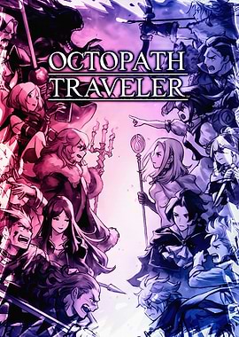 Octopath Traveler Game Cover Art