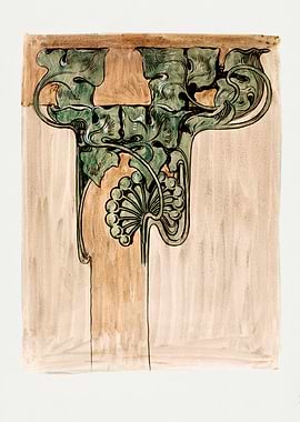 Art Nouveau Floral Design, alphonse mucha art