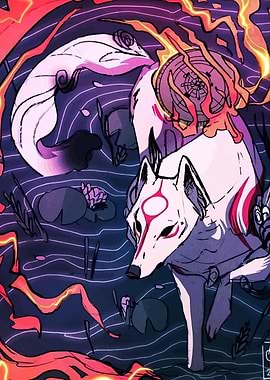 Okami Amaterasu in Water