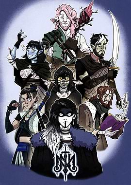 Critical Role Mighty Nein Group Portrait