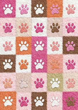 Paw Print Pattern