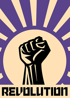 Revolution Violet Poster