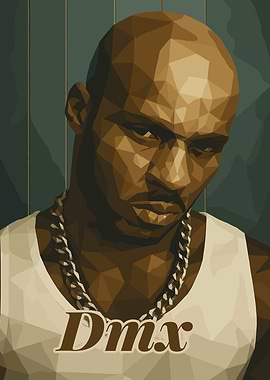 DMX Low Poly Portrait