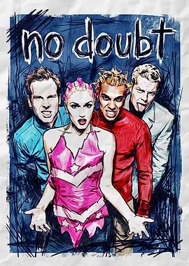 No Doubt Band Illustration