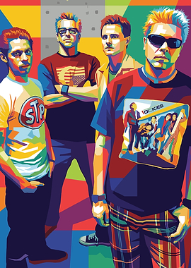 The Offspring Pop Art Portrait