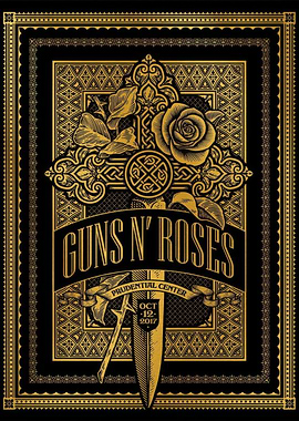 Guns N' Roses Concert Poster