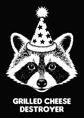 Grilled Cheese Destroyer Raccoon