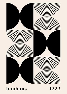 Bauhaus 1923 Geometric Art Print