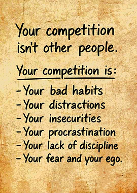 Motivational Quote: Your Competition