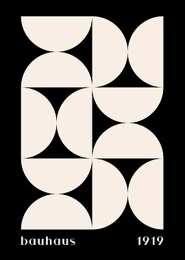 Bauhaus 1919 Geometric Pattern