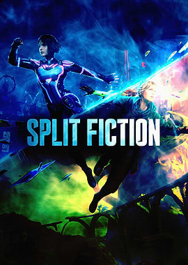 Split Fiction Sci-Fi Action Poster