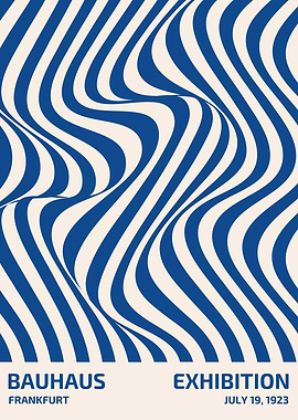 Bauhaus Exhibition Poster, Frankfurt 1923