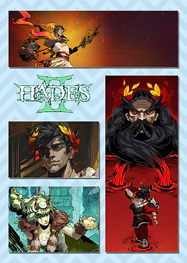 Hades II Game Characters Collage