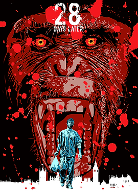 28 Days Later Movie Poster Art