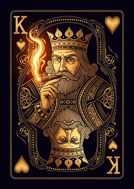 King of Hearts Playing Card