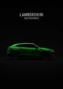 Green Lamborghini Urus Performante