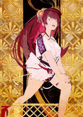 Anime Girl in Summer Outfit