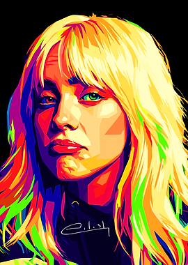 Billie Eilish Colorful