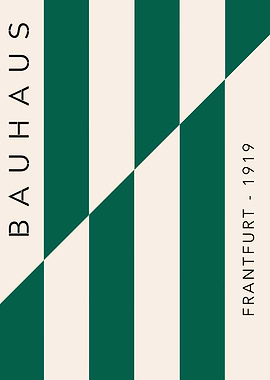Bauhaus Frankfurt 1919 Minimalist Art