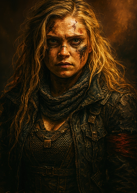 Determined Clarke Griffin in Post-Apocalyptic Setting