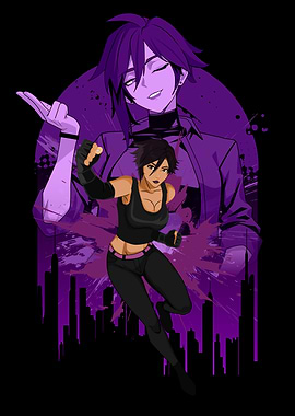 Anime Style Invisigal Character Illustration