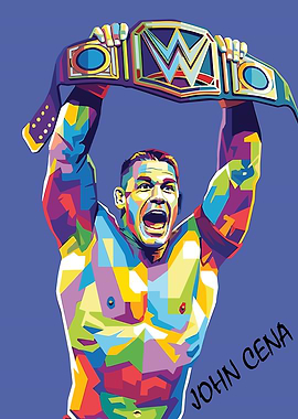 John Cena WWE Champion Pop Art