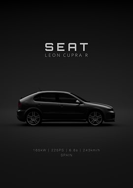 SEAT Leon Cupra R Car Poster