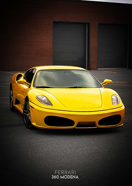 Ferrari 360 Modena Poster