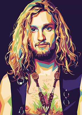 Layne Staley Pop Art Portrait