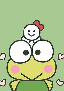 Keroppi and Teruterubozu Illustration