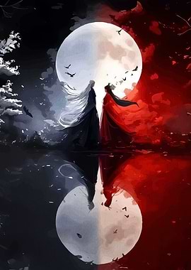 Yin and Yang Reflection