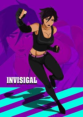 Invisigal Action Ready Female Character