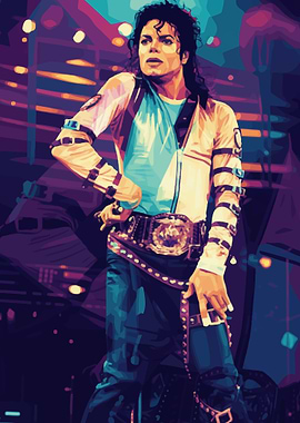 Michael Jackson Pop Art Portrait