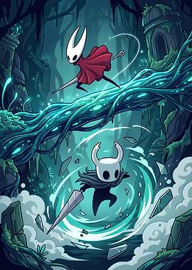 Hollow Knight: Hornet and The Knight