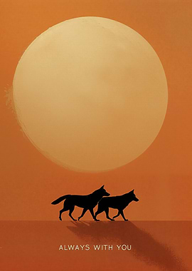 Wolves Silhouette