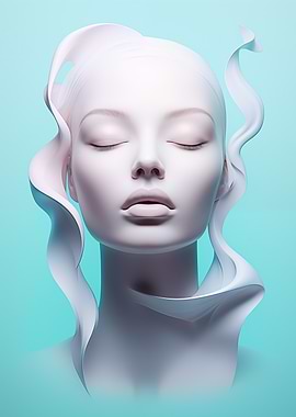 Abstract Woman Portrait